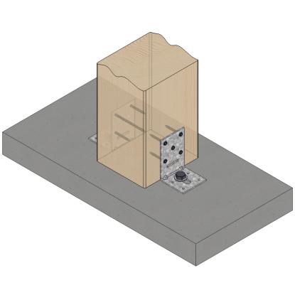 SIMA vinkelbeslag P2-12 med rib, pregalvaniseret, 90 x 60 x 2,5 x 60 mm