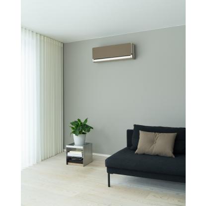 ELL Front luft-til-luft varmepumpe, 12 kW, golden/brown, 110 m²