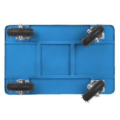 Transportvogn, blå, stål, maks. 500 kg