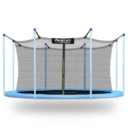 Neo sport sikkerhedsnet til trampolin med 6 stolper, inderside , Ø374 cm