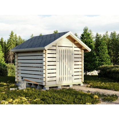 Luoman Lillevilla Haahka brændeopbevaringshus - 6,2 m²