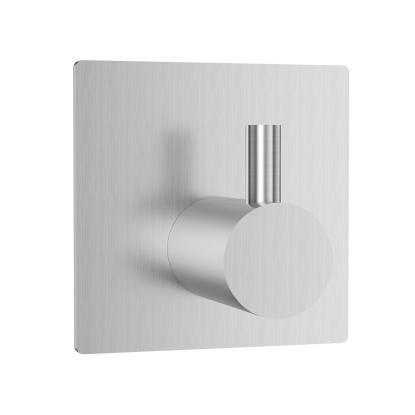 House Rio enkelt krog, mat krom, 45 x 45 x 32 mm
