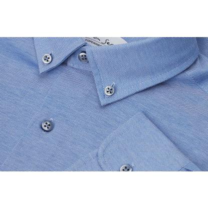 Seven Seas S84 The Jersey skjorte, modern, lys blå