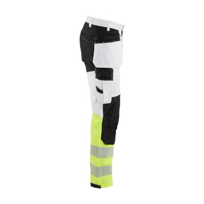 Blåkläder 1775 high vis buks, hvid/high vis gul