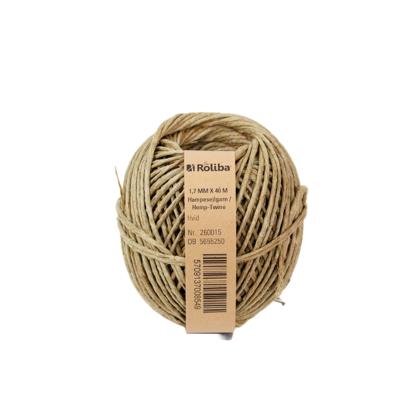 Sejlgarn i hamp 6/6 HS 100 gram - Ø1,7 mm x 40 meter