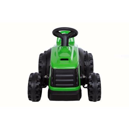 Azeno taktor med trailer, 6V, grøn