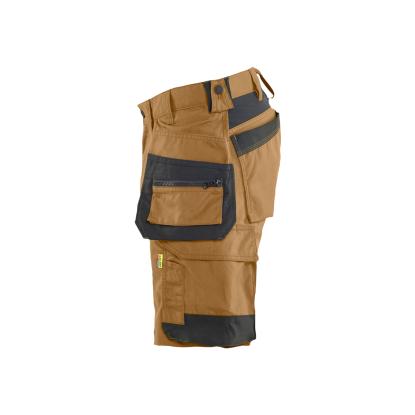 Blåkläder 1752 håndværker shorts med stretch, nougat/sort