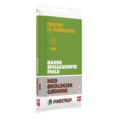 Pindstrup så- og priklemuld med økologisk gødning, sphagnumfri, 50 x 8 liter - 400 liter