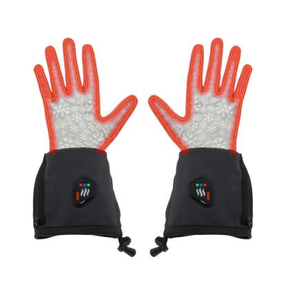 Glovii universalhandsker med varme, GEG, sæt med 4 dele, grå - L-XL