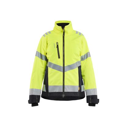 Blåkläder 4762 dame high vis letforet vinterjakke, hi-vis gul/sort