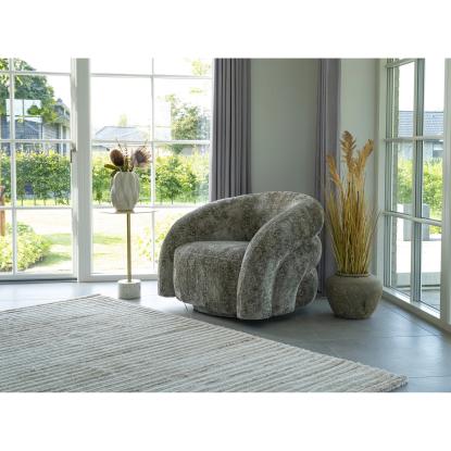 Loungestol med drejefunktion, natur
