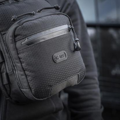 M-TAC Elite Slim Hex crossbody taske, sort