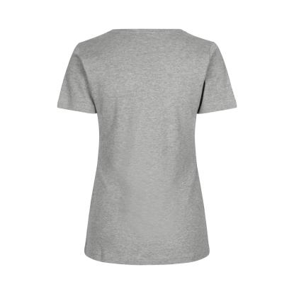 ID 0508 Interlock T-shirt, dame, grå melange