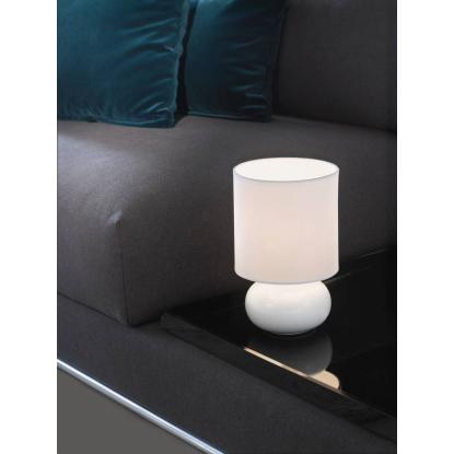 EGLO TRONDIO bordlampe, H27 cm, E14, hvid