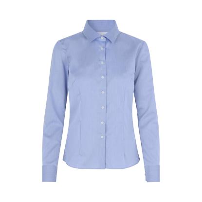 Seven Seas SS720 Fine Twill skjorte, modern, dame, lys blå
