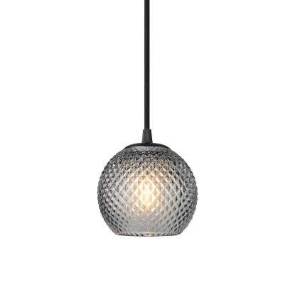 Halo Design Nobb Mini pendel, Ø12 cm, G9, røgfarvet glas