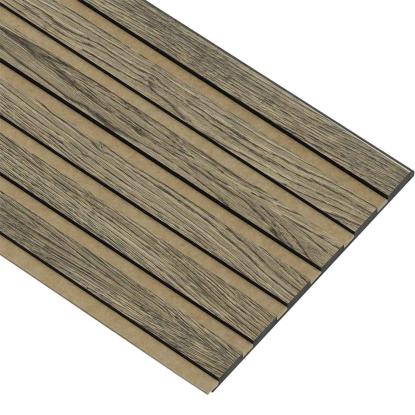 I-Wood Medio+ Original akustikpanel, sort olieret, brun filt og sort kerne, egefiner, 17 x 300 mm