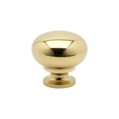 Beslag Design 7638 knop, Ø31 mm, poleret messing
