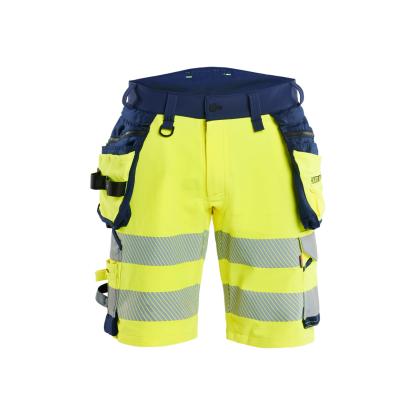 Blåkläder 1120 high vis shorts 4-vejs stretch, hi-vis gul/marineblå