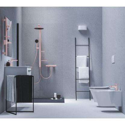 Ideal Standard Alu+ brusesystem med 12 l/min flow regulator, rosé