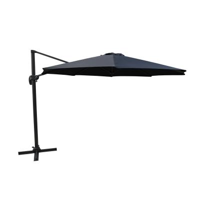 Venture Design Leeds justerbar parasol, sort, Ø350 cm