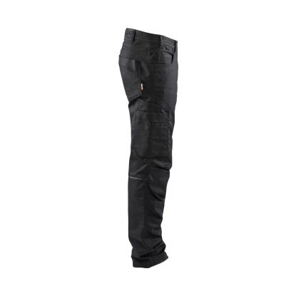 Blåkläder 1439 service buks denim stretch, sort/sort