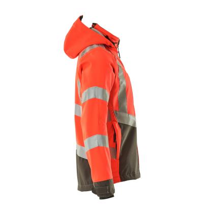 MASCOT SAFE SUPREME Blackpool softshell jakke, hi-vis rød/mørk antracit