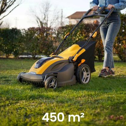 STIGA Combi 344e Kit plæneklipper med 5 Ah batteri og hurtiglader