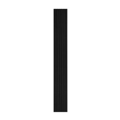I-Wood Basic Original akustikpanel, sortmalet, sort filt og sort kerne, egefiner, 17 x 300 mm 