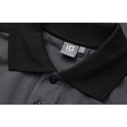 ID PRO Wear 0322 poloshirt med kontrast, silver grey