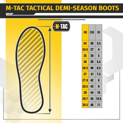 M-TAC Demi-Season taktiske støvler, ranger green