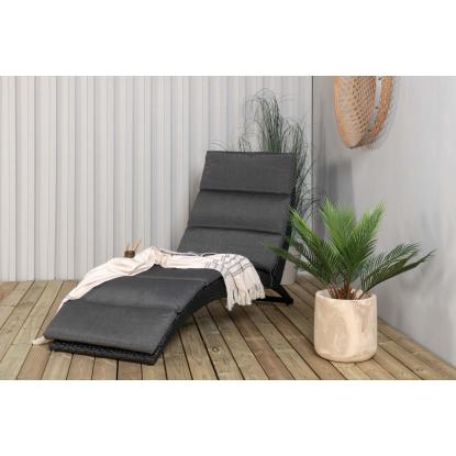 Venture Design Archie liggestol med hynde, sort