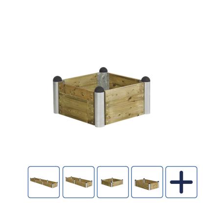 PLUS PIPE højbed, trykimprægneret - nåletræ