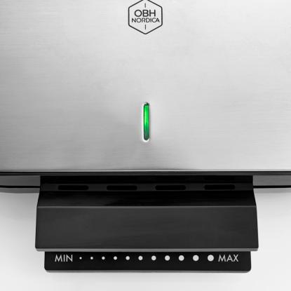 OBH Nordica Deluxe 6992 dobbelt vaffeljern, 1200W