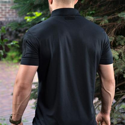 M-TAC Elite Tactical Coolmax poloshirt, dark navy blue