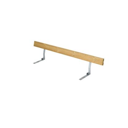 PLUS ryglæn til bord/bænkesæt, ThermoWood®, gyldenbrun/fyr, 177 cm
