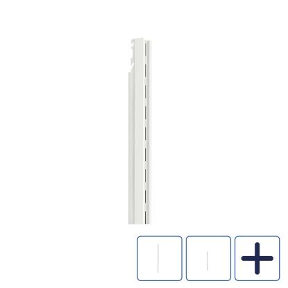 Décor+ hængeskinne, mat hvid