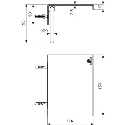 Ideal Standard Alu+ toiletrulleholder, sølv