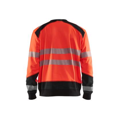 Blåkläder 3541 high vis sweatshirt, hi-vis rød/sort