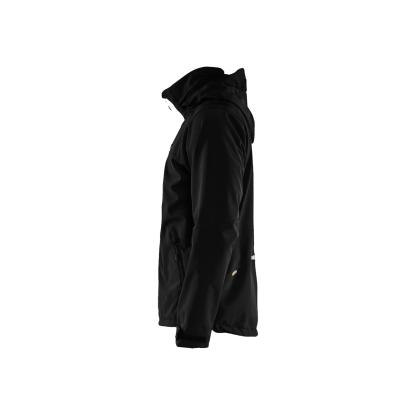 Blåkläder 4749 softshell jakke, sort/rød