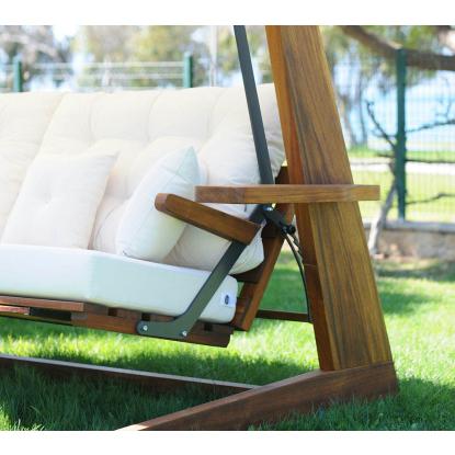 Westmann Luna 2600 Hollywood hængesofa, træ, beige