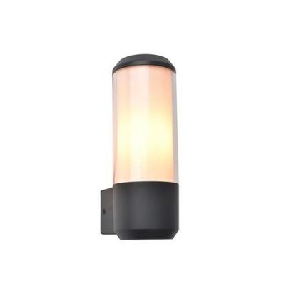 LUTEC HEROS udendørs væglampe, H26,2 cm, E27, mørk grå