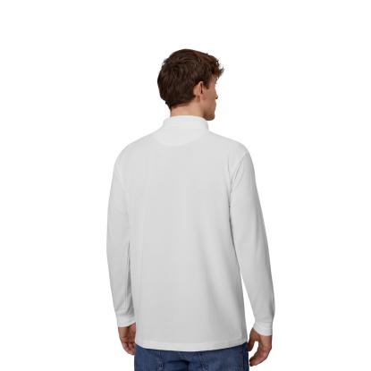 ID PRO Wear 0326 poloshirt med lange ærmer, hvid