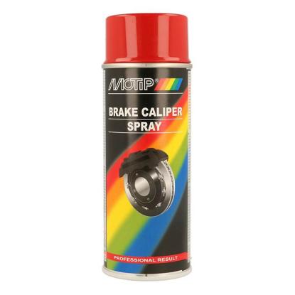 Motip bremsekalibermaling, spray, 400 ml - rød