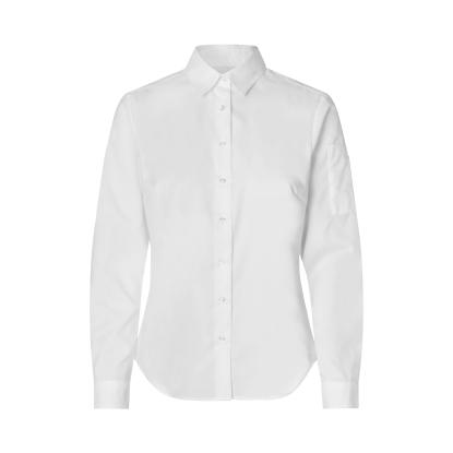 Seven Seas S67 Poplin skjorte med stretch, dame, hvid