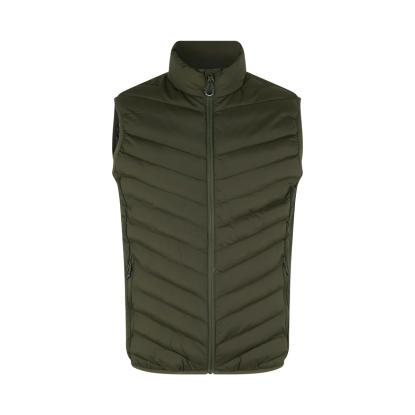 ID 0892 bodywarmer vest med stretch, oliven