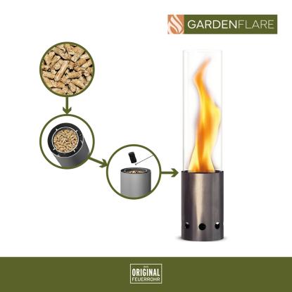 Gardenflare bordpejs, sølv