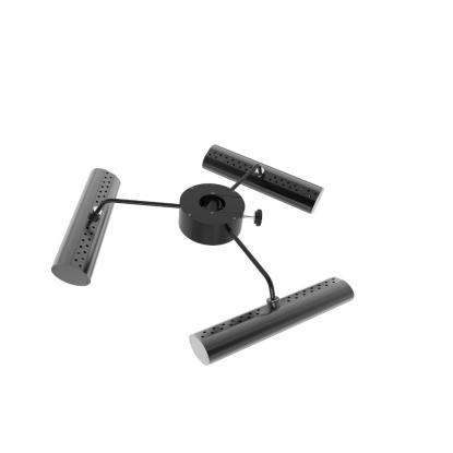 Heatcare Trio Plus el terrassevarmer med fjernbetjening, sort - 3000 W