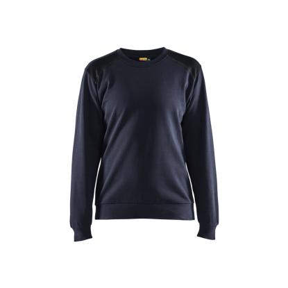 Blåkläder 3408 dame sweatshirt, mørk marineblå/sort
