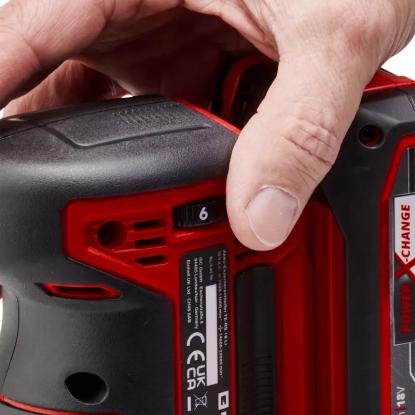 Einhell TE-RS 18V Li excentersliber, 125 mm, uden batteri og lad